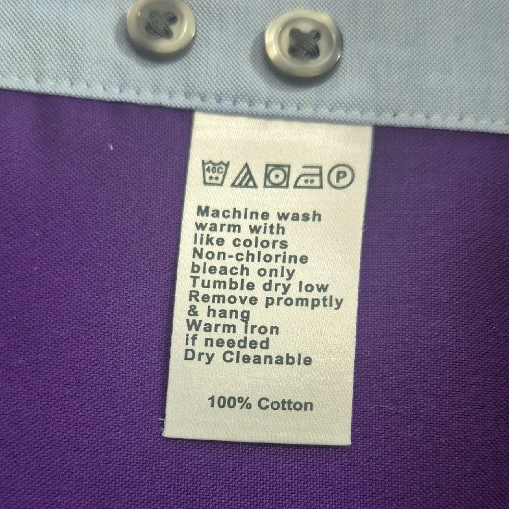 Paul Fredrick Rich Purple Dress Shirt - Picture 13 of 13